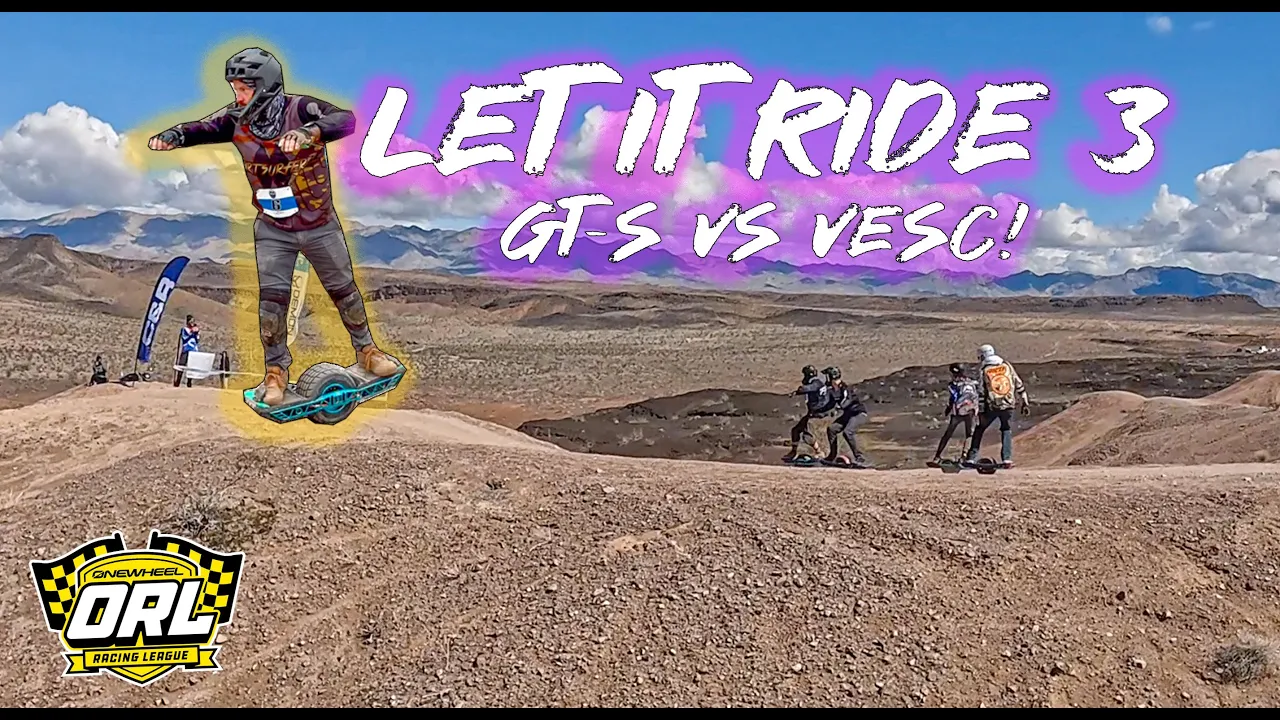 ONEWHEEL GT-S RACING IN VEGAS AT LET IT RIDE 3!