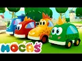 Sing with Mocas - Little Monster Cars The Ants Go Marching song for babies more songs for kids