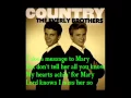 Lagu Everly Brothers-Take a message to Mary Official Lyrics
