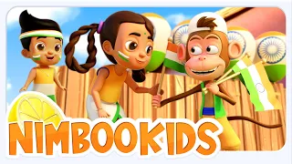 Mere Desh Ki Dharti Bal Kavita, मेरे देश की धरती, Papa Ka Scooter + Best Kids Cartoon Nursery Rhymes