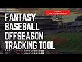 A Free Tool For Fantasy Baseball Players or just baseball fans trying to stay up to date