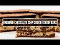 Brownie Chocolate Chip Cookie Dough Bars