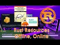 Rust resources - offline online
