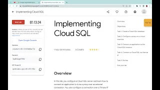 Implementing Cloud SQL