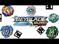 All Beyblade burst rise QR code mains And with Harmony Pegasus P5 and union Achilles A5