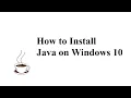 How to Install Java on Windows 10