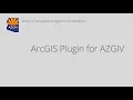 ArcGIS Plugin for AZGIV