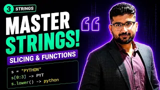 Master Python Strings Indexing Slicing and Important String Functions