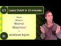Download Lagu Learn Dutch (Flemish) in 15 minutes: relative clause 2/2 with 'waar' (relatieve bijzin) (B1)