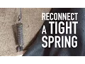 How to Stretch a Tight Spring tension spring