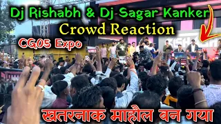 public dj rishabh u0026 dj sagar kanker at war off djs cg05 expo