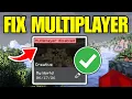 Fix Multiplayer is Disabled in Minecraft Full Guide