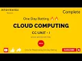 CC UNIT - 1 High Performance Computing HPC Computer Paradigms JNTUH
