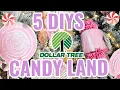 NEW 5 DIY Dollar Tree CANDY LAND JUMBO CHRISTMAS ORNAMENTS DECOR CRAFT Olivias Romantic Home