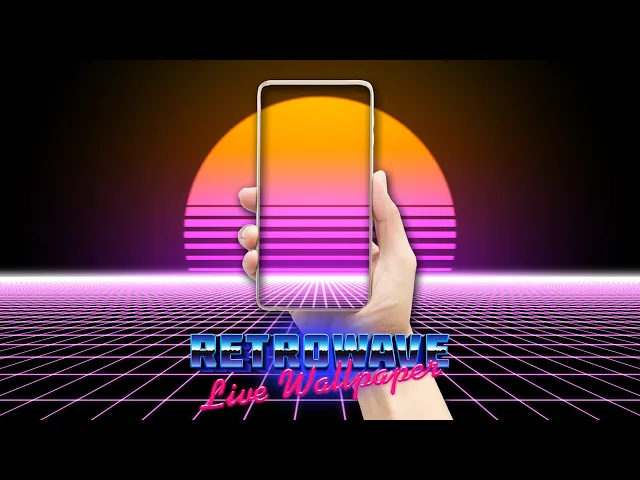 Get the Retrowave Live Wallpapers on Your Phone, Tablet, and Laptop.