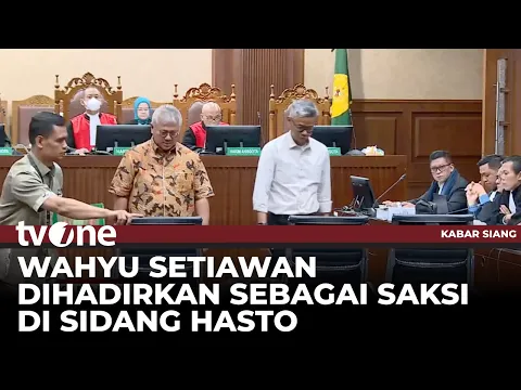 Hasto Kristiyanto Bantah Keterangan Eks Komisioner KPU Wahyu Setiawan