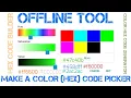 Javascript Color Code Finder how to make a Colors HEX code finder Tool Using DOM element