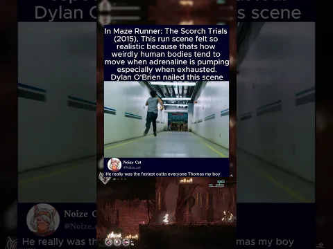 In Maze Runner: The Scorch Trials (2015), This run scene felt so realistic because thats how weirdly