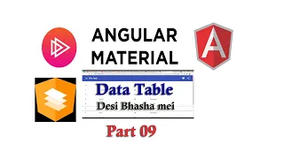 Angular material tutorial Angular material data table example Data table in Angular Material