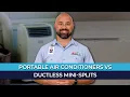Portable Air Conditioners vs Ductless Mini Splits