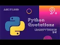 Basic Python Lecture 9 - Python Quotations Comments Continuation Character