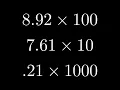 Learn How to Multiply by Moving the Decimal Point when Multiplying by a 10 100 1000