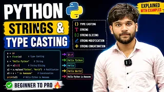 Python Strings Explained Slicing Modification Concatenation Type Casting