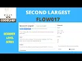 FLOW017 second largest number codechef beginner level codechef solution