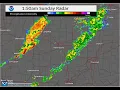 Radar Loop of Severe Storms across Central Indiana on March 6 2022