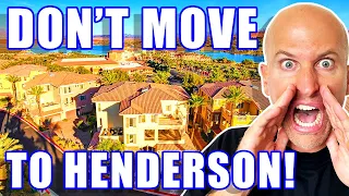 Why You Should Reconsider Moving To Henderson Nevada Don t Move To Henderson Nevada NV Homes