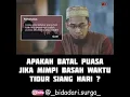 Download Lagu Apakah batal Puasa jika mimpi Basah waktu tidur siang hari ? - Ustadz. Adi Hidayat. Lc., MA.