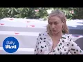 Chloe Sevigny flashes thigh in stunning patterned wrap dress - Daily Mail