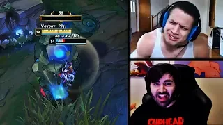 TYLER1'S MESSAGE TO RIOT GAMES | TYLER1 AND VOYBOY PLAY WITH BLUE BUFF | IMAQTPIE | LOL MOMENTS