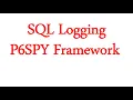 P6Spy Framework for Logging java Sql Statement