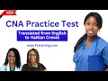 CNA Practice Test Translated from English to Haitian Creole