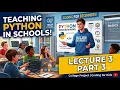 Python Practical Basics Lecture 3 Part 3 - How to Setup VS Code Write First Code