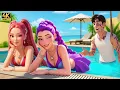 Download Lagu SAJA BOY STUCK at a HUNTRIX GIRLS ONLY POOL PARTY with RUMI | KPOP DEMON HUNTER