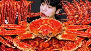 ASMR MUKBANG | 직접 만든 해물찜 대왕 랍스터 문어 팽이 버섯 먹방 & 레시피  LOBSTER, OCTOPUS, SEAFOOD