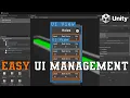 Convenient UI Management in UI Toolkit Unity Tutorial