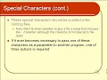 Special Characters - Shell Scripting