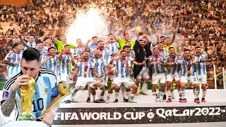 مشوار الارجنتين للقب كأس العالم 2022 الشوالي أخير ا أنصفتك الدنيا يا ميسي 4k 