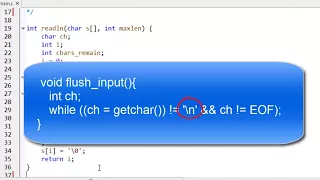 C Programming Basics Learn C Fundamentals by Coding I PART-33 My own line reading function