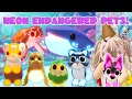 Making Every Endangered Pet Neon Adopt Me Roblox New Egg Update 2026 Riivv3r