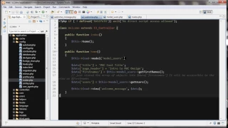 CodeIgniter Tutorial 2 Intro to C Pattern mp4