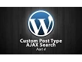WP Custom Post Type AJAX Search - Part 4