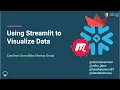 Using Streamlit to Visualize Data