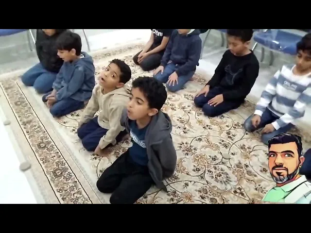 ⁣تعليم صلاة المغرب في مركز الهادي