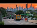 NYCT Bus Q58s Q98s With Happy 250th America Sign QV LFS Loans Q59 Q67 Grand Borden Aves
