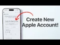 How To Create a New Apple Account Apple ID