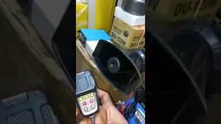 سرينة اسعاف ٧صوت بالمايك قوى جدا صوت جبار شرطة وتدخل سريع 